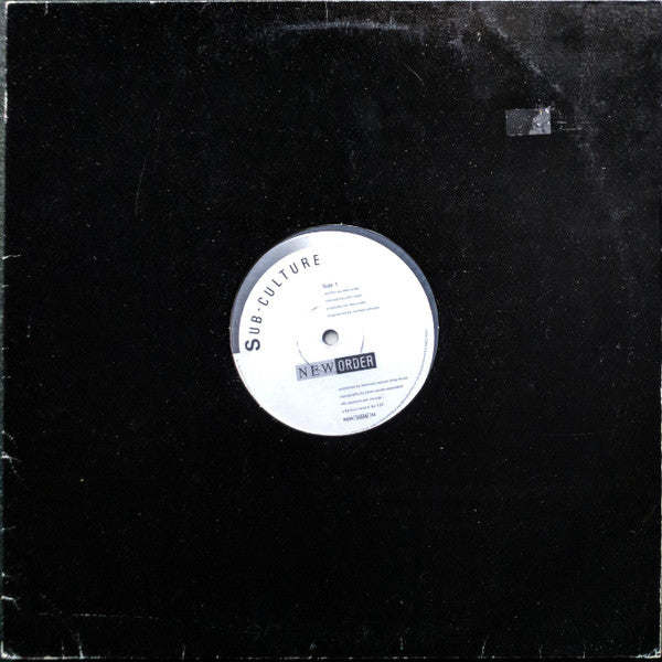 New Order : Sub-Culture (12")
