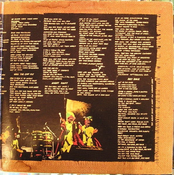 Bob Marley & The Wailers : Rastaman Vibration (LP, Album, RE, Gat)