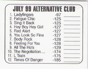 Various : Promo Only Alternative Club July 99 (CD, Comp, Promo)