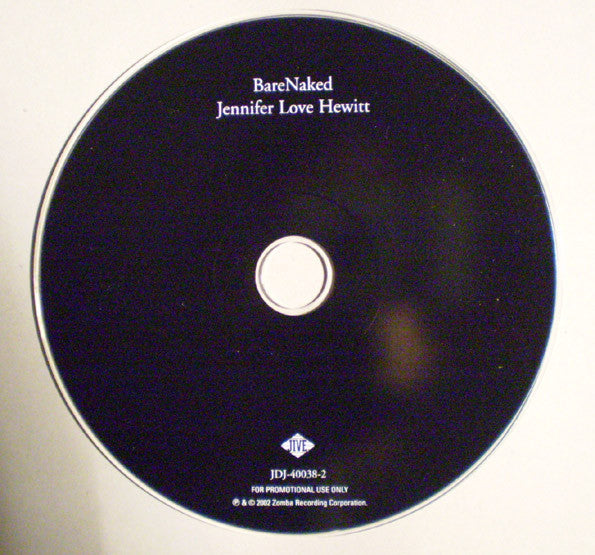 Jennifer Love Hewitt : BareNaked (CD, Single, Promo)