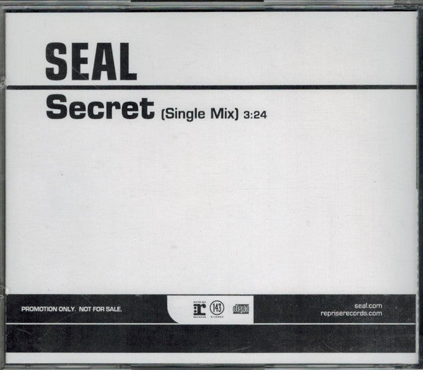 Seal : Secret (CD, Single, Promo)