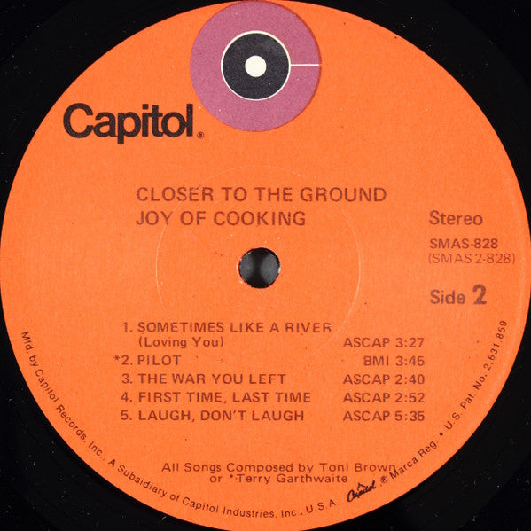 Joy Of Cooking : Closer To The Ground (LP, Album, Gat)