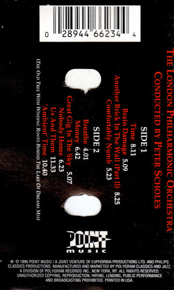 London Philharmonic Orchestra : Plays The Music Of Pink Floyd (Cass, Album)