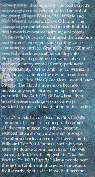 London Philharmonic Orchestra : Plays The Music Of Pink Floyd (Cass, Album)