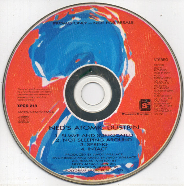 Ned's Atomic Dustbin : Suave And Suffocated (CD, Promo)