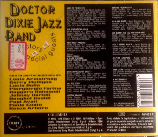 Doctor Dixie Jazz Band : Jazz , Doctors And Special Guests  (CD)