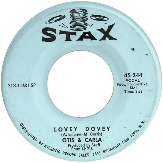 Otis* & Carla* : Lovey Dovey / New Year's Resolution (7", Single, Spe)