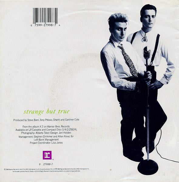 Times Two : Strange But True (7", Single, Pos)