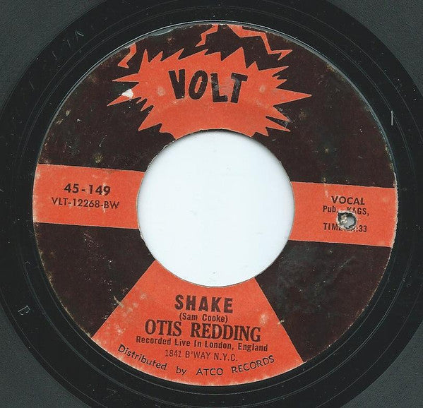 Otis Redding : Shake / You Don't Miss Your Water (7", Single, BW)