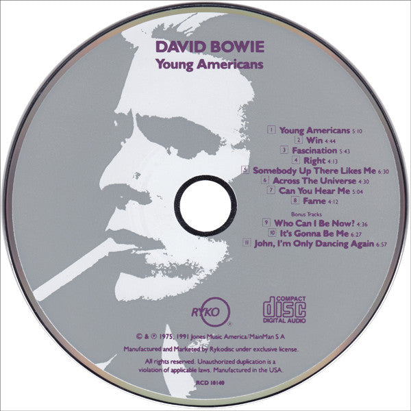 David Bowie : Young Americans (CD, Album, RE, RM)