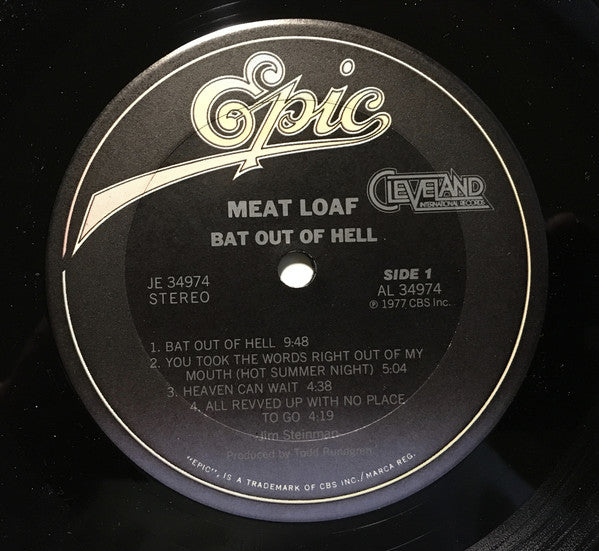 Meat Loaf : Bat Out Of Hell (LP, Album, RE, Ter)