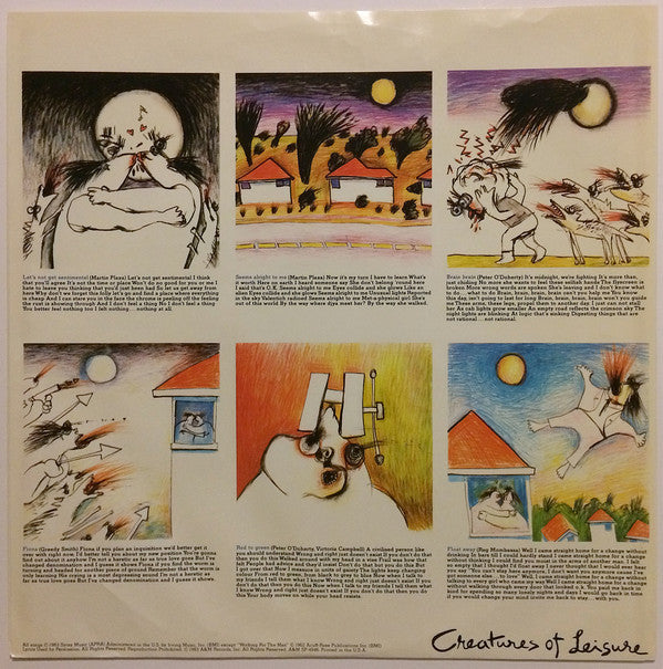 Mental As Anything : Creatures Of Leisure (LP, Album, Ele)