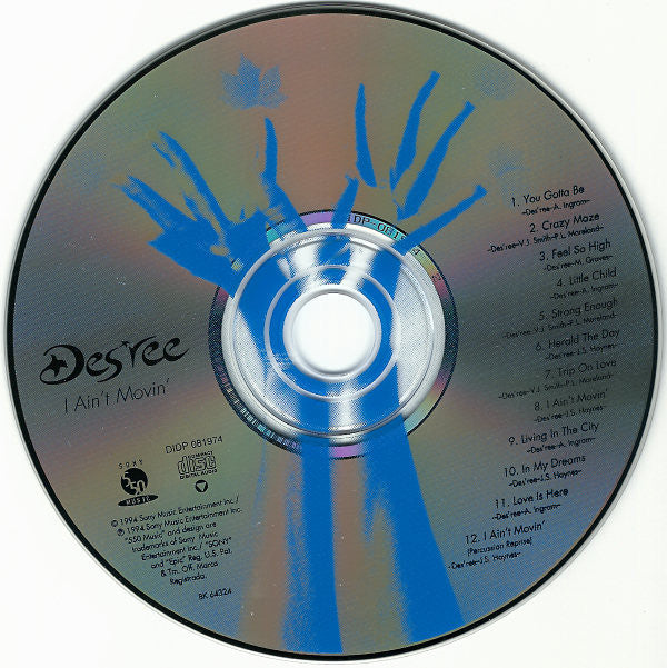 Des'ree : I Ain't Movin' (CD, Album)