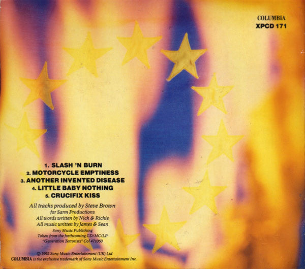 Manic Street Preachers : Generation Terrorists (CD, Promo, Smplr)