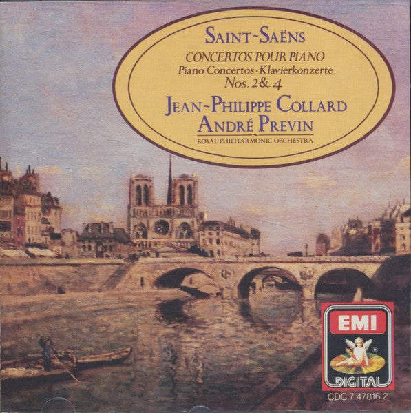 Camille Saint-Saëns, Jean-Philippe Collard, André Previn, Royal Philharmonic Orchestra : Concertos Pour Piano Nos. 2 & 4 (CD, Comp)