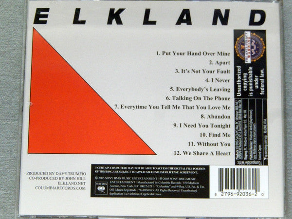 Elkland : Golden (CD, Album, Copy Prot.)