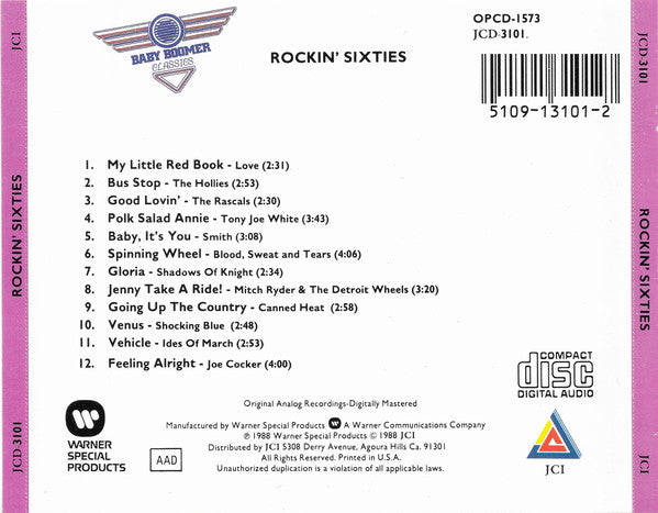 Various : Rockin' Sixties (CD, Comp)