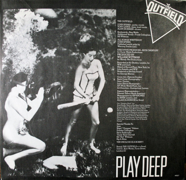 The Outfield : Play Deep (LP, Album, Car)