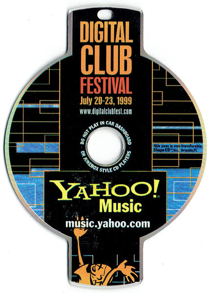 Various : Digital Club Festival July 20-23, 1999 - Multimedia CD Badge (CD-ROM, Shape, Comp, Promo)