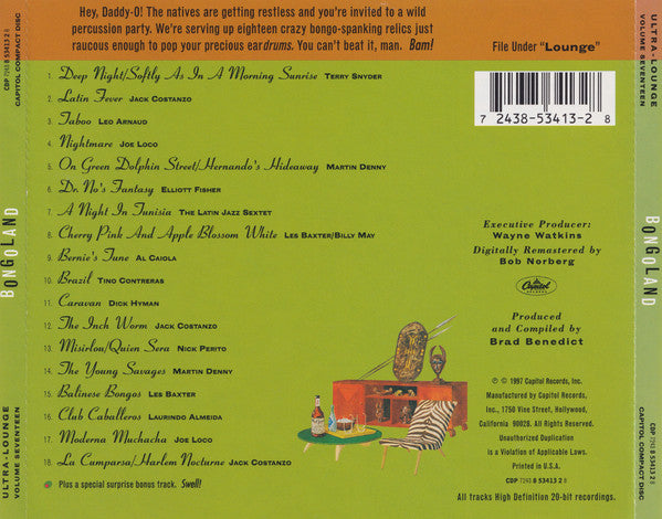 Various : Bongoland (CD, Comp, RM)