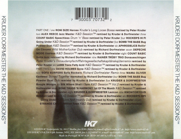 Kruder Dorfmeister* : The K&D Sessions™ (2xCD, Mixed)