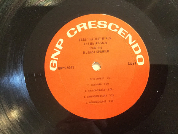 Earl Hines And His All-Stars : Gene Norman Presents Earl "Fatha" Hines And His All Stars Featuring Muggsy Spanier (LP, Album)