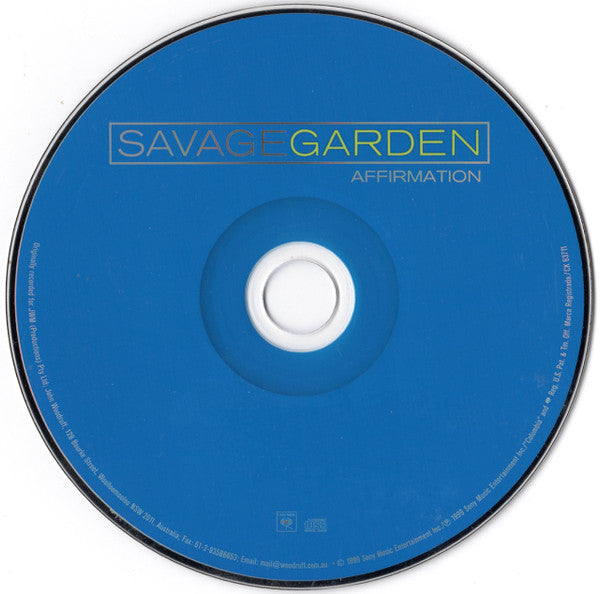 Savage Garden : Affirmation (CD, Album)