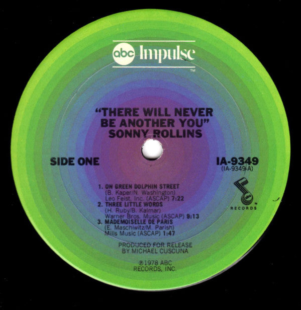 Sonny Rollins : There Will Never Be Another You (LP, Album, RE)