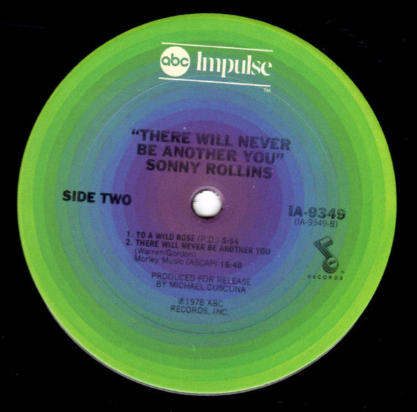 Sonny Rollins : There Will Never Be Another You (LP, Album, RE)