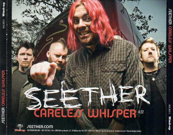 Seether : Careless Whisper  (CD, Single, Promo)