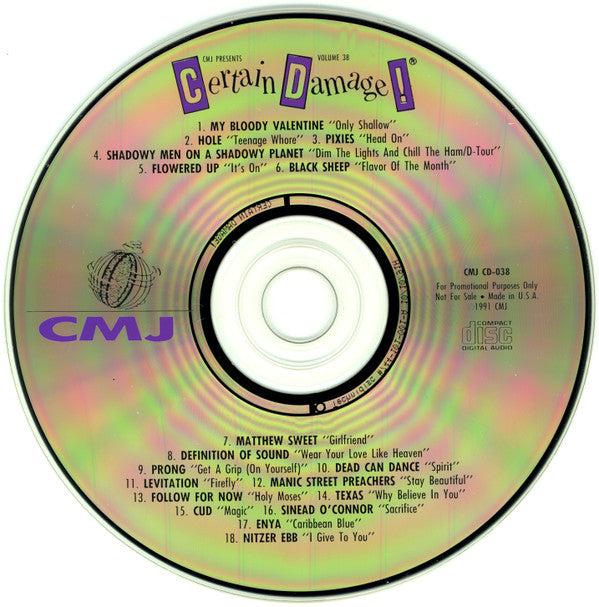 Various : CMJ Presents Certain Damage! - Volume 38 (CD, Comp, Promo)