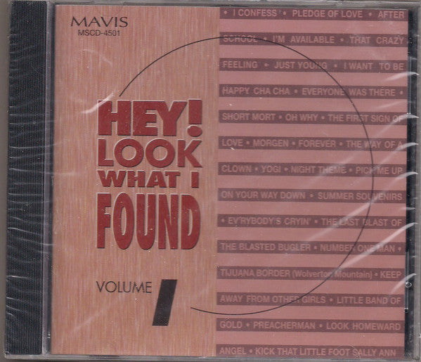 Various : Hey! Look What I Found Volume 1 (CD, Comp)