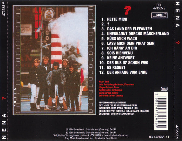 Nena : ? (CD, Album, RE, RM)