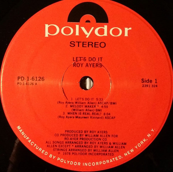 Roy Ayers : Let's Do It (LP, Album)