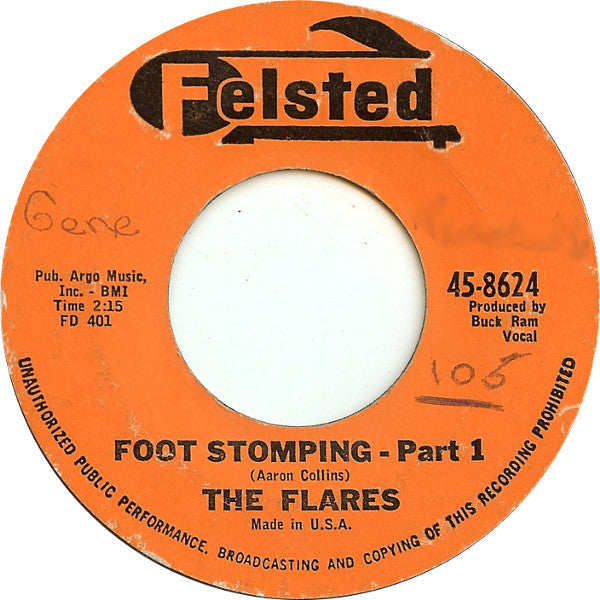 The Flares / The Ramrocks : Foot Stomping (7", Single, Styrene, Bri)