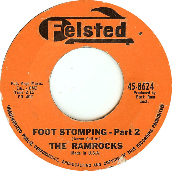 The Flares / The Ramrocks : Foot Stomping (7", Single, Styrene, Bri)