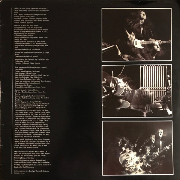 Rush : Moving Pictures (LP, Album, PRC)
