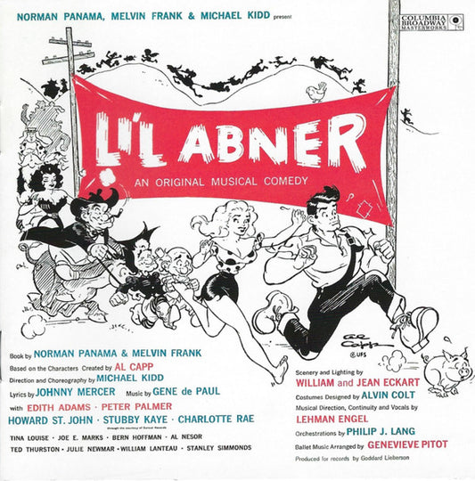 Norman Panama, Melvin Frank & Michael Kidd : Li'l Abner (An Original Musical Comedy) (CD, Album, Mono, RE)
