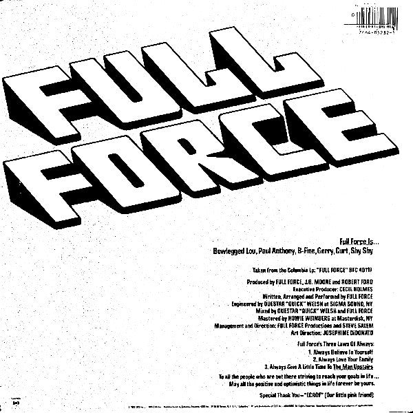Full Force : Girl If You Take Me Home (12")