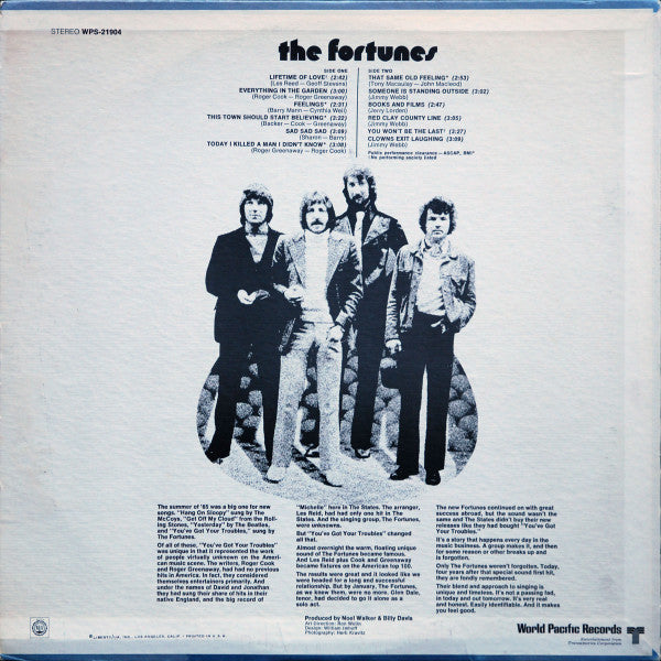 The Fortunes : That Same Old Feeling (LP, Album, All)