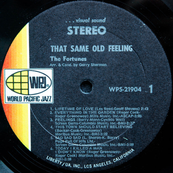 The Fortunes : That Same Old Feeling (LP, Album, All)