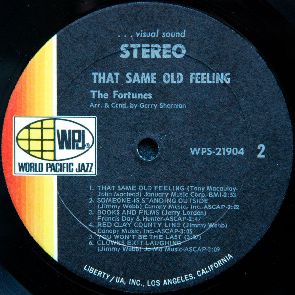 The Fortunes : That Same Old Feeling (LP, Album, All)