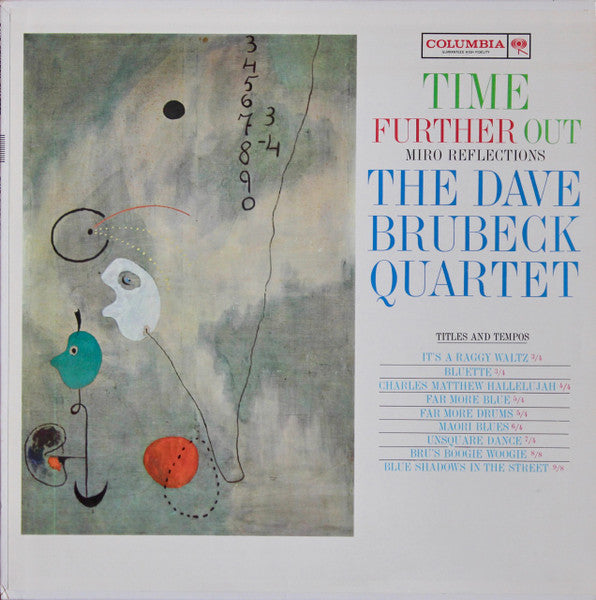 The Dave Brubeck Quartet : Time Further Out (Miro Reflections) (LP, Album, Mono, Hol)