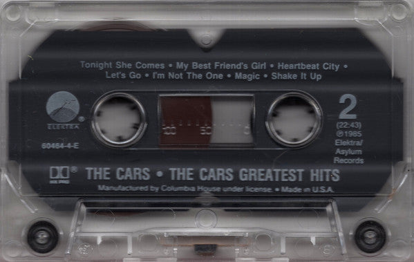 The Cars : The Cars Greatest Hits (Cass, Comp, Club, Cle)