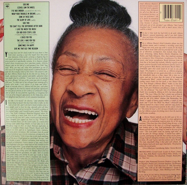 Alberta Hunter : The Glory Of…Alberta Hunter (LP, Album, Ter)