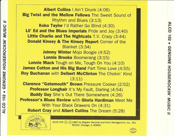 Various : Genuine Houserockin' Music II (CD, Comp)