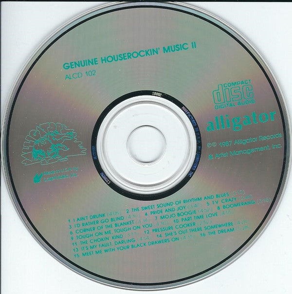 Various : Genuine Houserockin' Music II (CD, Comp)