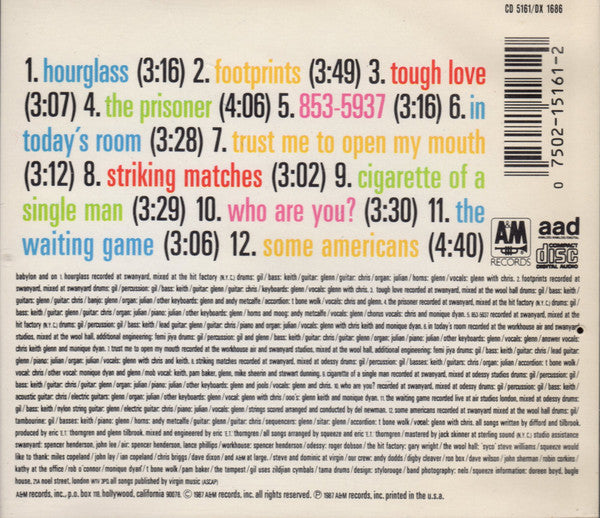 Squeeze (2) : Babylon And On (CD, Album)