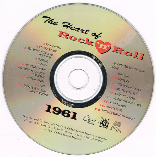 Various : The Heart Of Rock 'N' Roll - 1961 (CD, Comp)