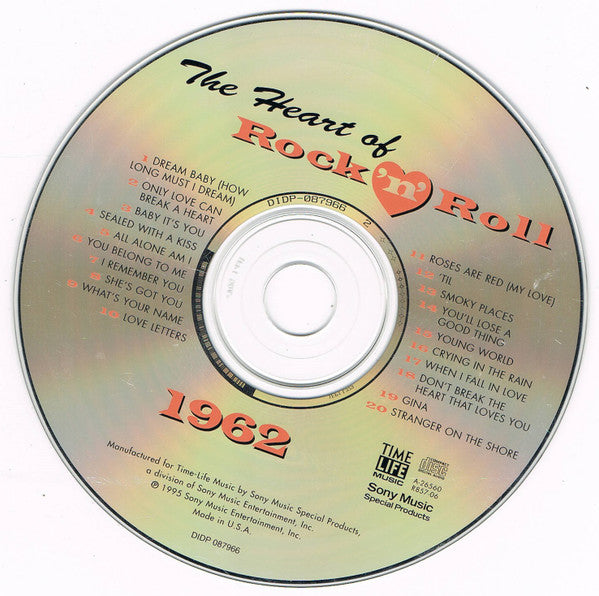Various : The Heart Of Rock 'N' Roll - 1962 (CD, Comp)